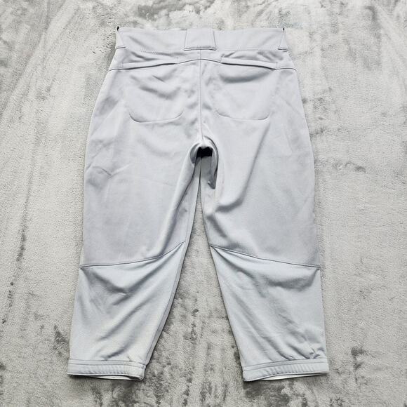 Nike Pants Womens M Gray Vapor Select 2 Softball 3/4 Length Fitted Athletic - Picture 4 of 13